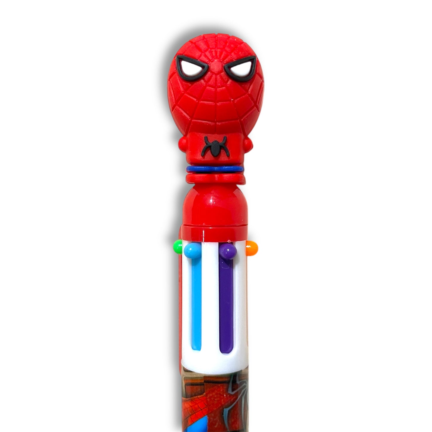 Spiderman Style Pen with 6 Colours