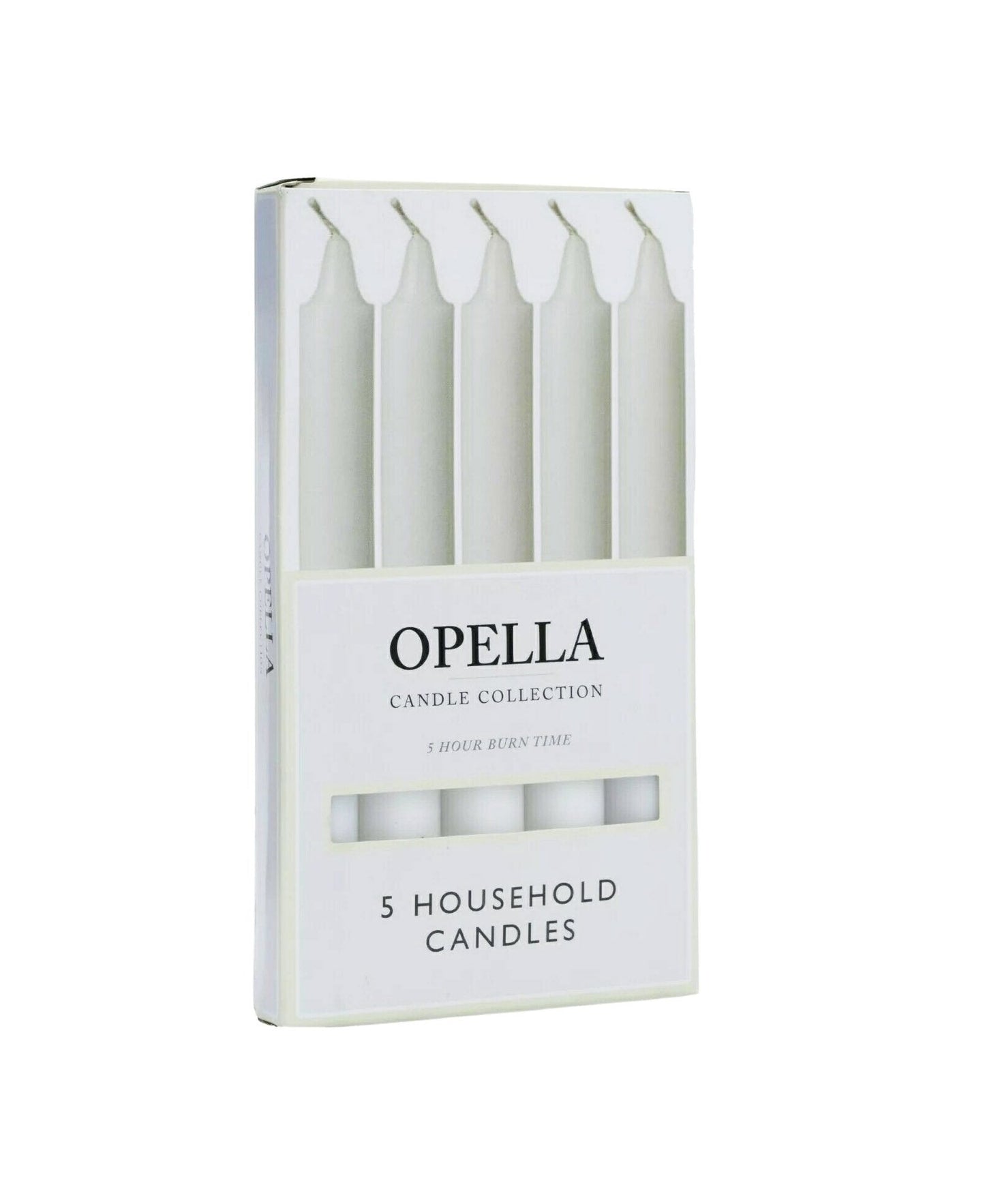 Opella Household Candles 17 cm Pack of 5 CD004 / OW5