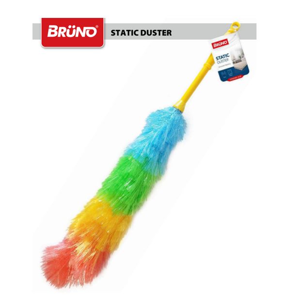 Plastic Static Rainbow Feather Duster Stick 56cm CD3