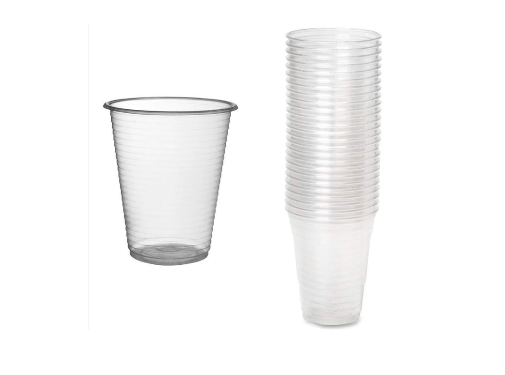 Clear Plastic Cups Pack of 100 CD597