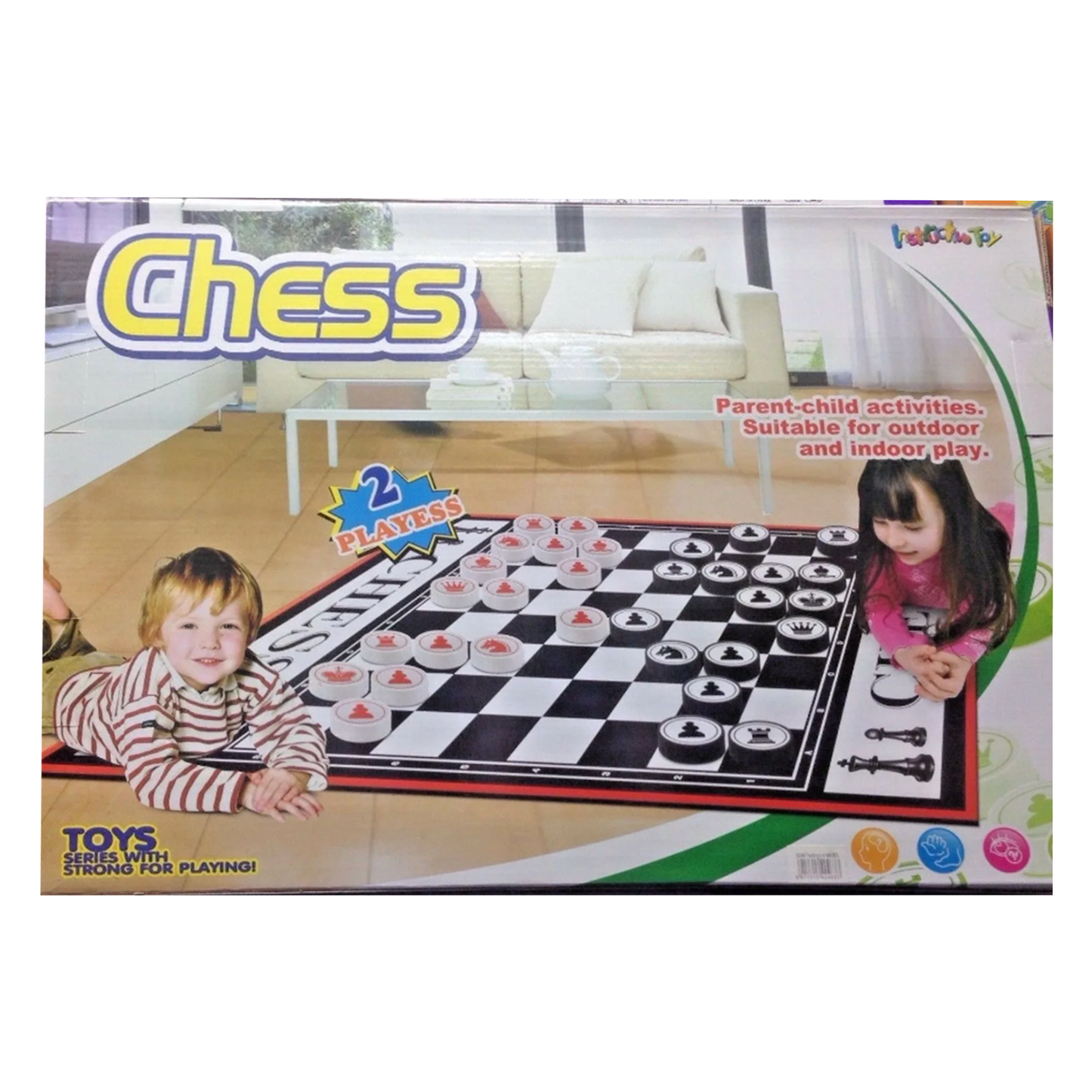 Giant Chess Board Playset