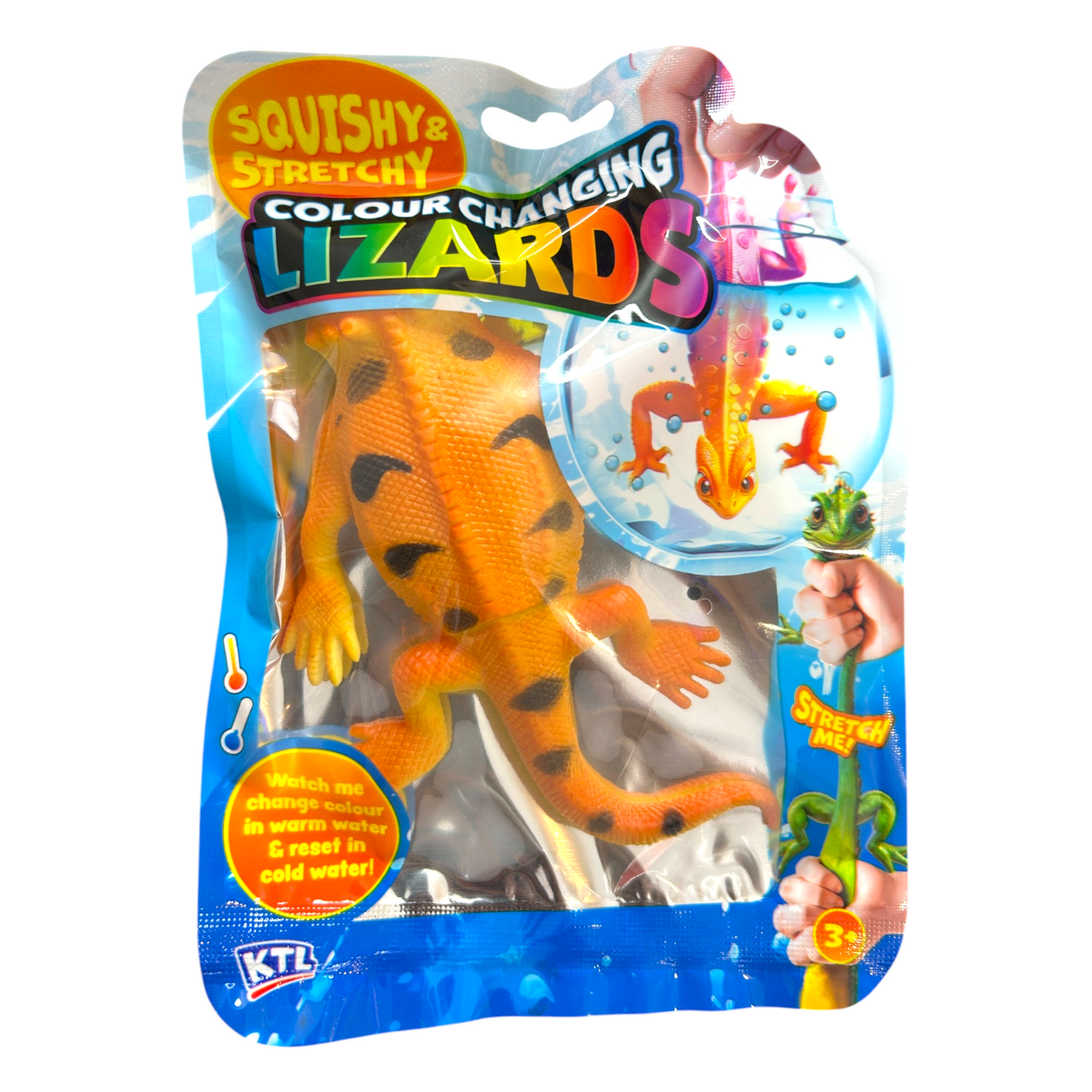 Colour Changing Lizards Squishy Sensory Fidget Toy - 4 to Collect