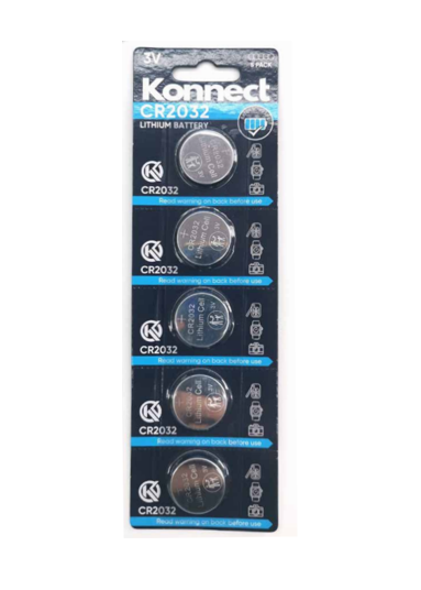 Konnect 3V Lithium Battery Long Life Remote Watch Camera Battery CR2032 A