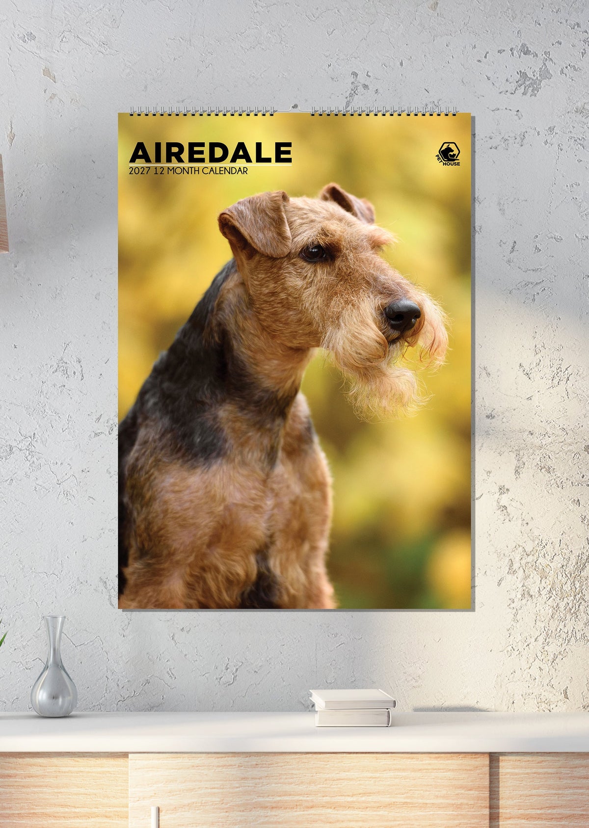 Airedale Terrier - A3 Calendar 2027