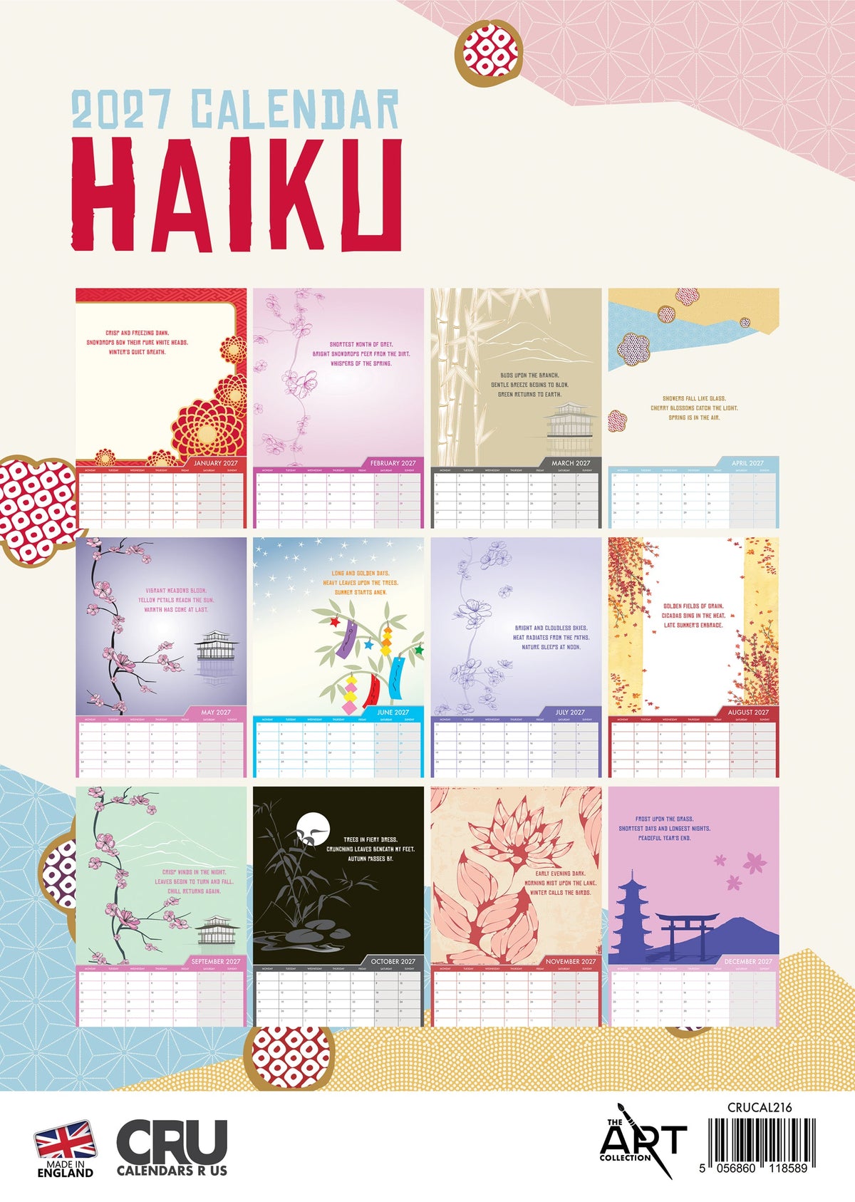 Haiku - A3 Calendar 2027