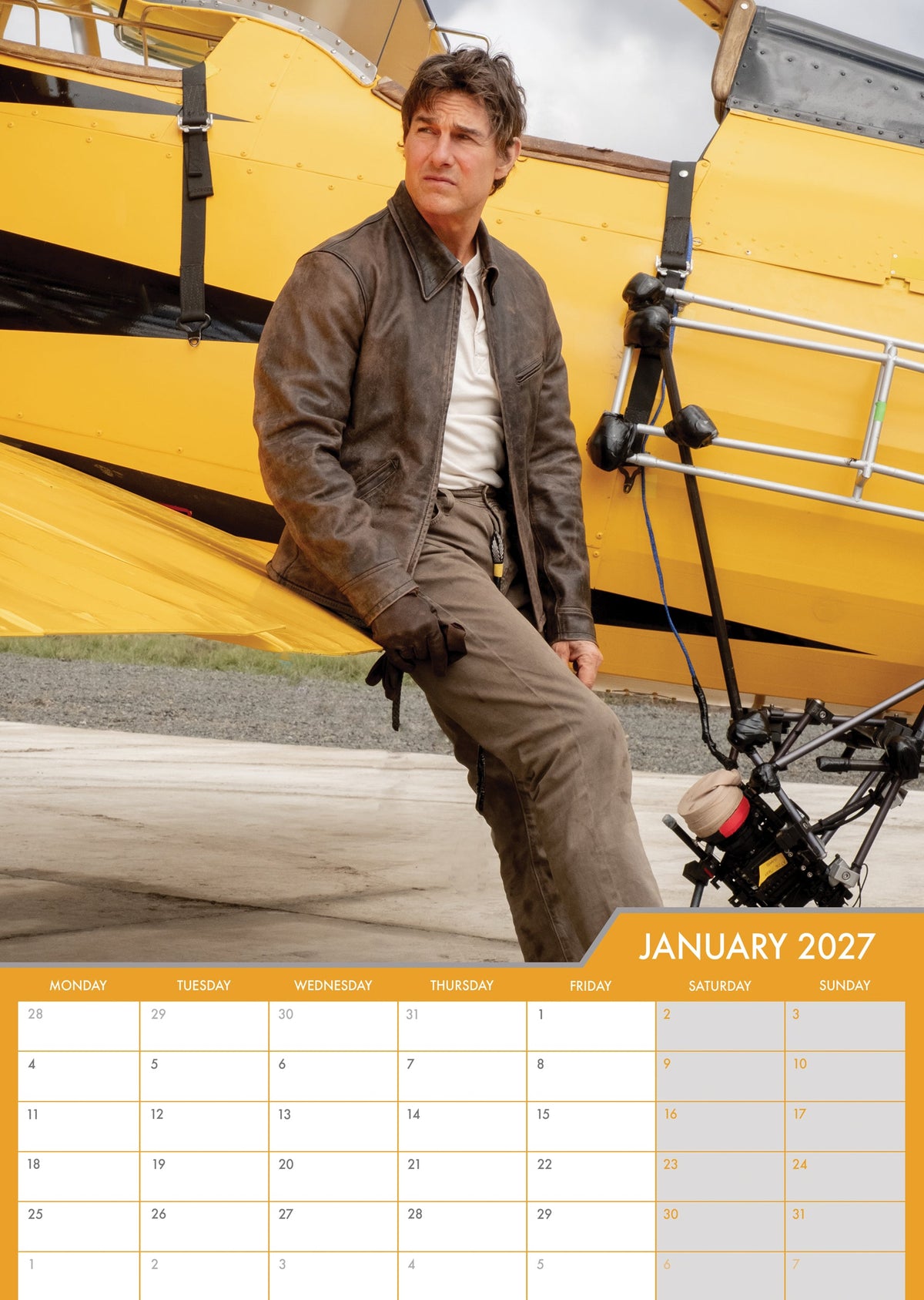 Tom Cruise - A3 Calendar 2027
