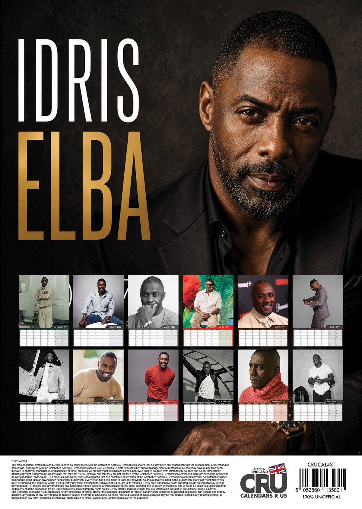 Idris Elba - A3 Calendar 2027
