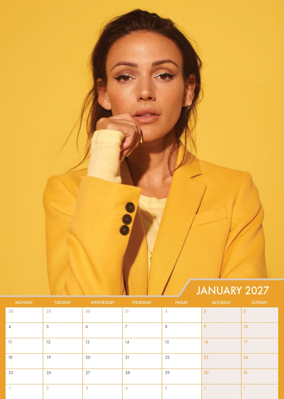 Michelle Keegan - A3 Calendar 2027