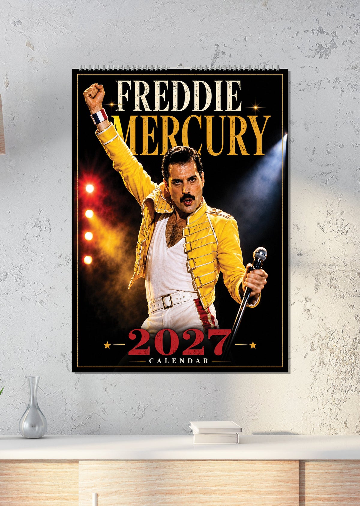 Freddie Mercury - A3 Calendar 2027