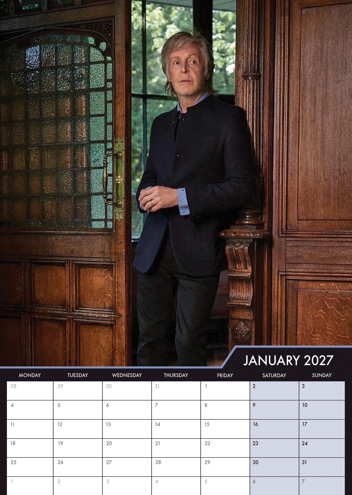Paul McCartney - A3 Calendar 2027