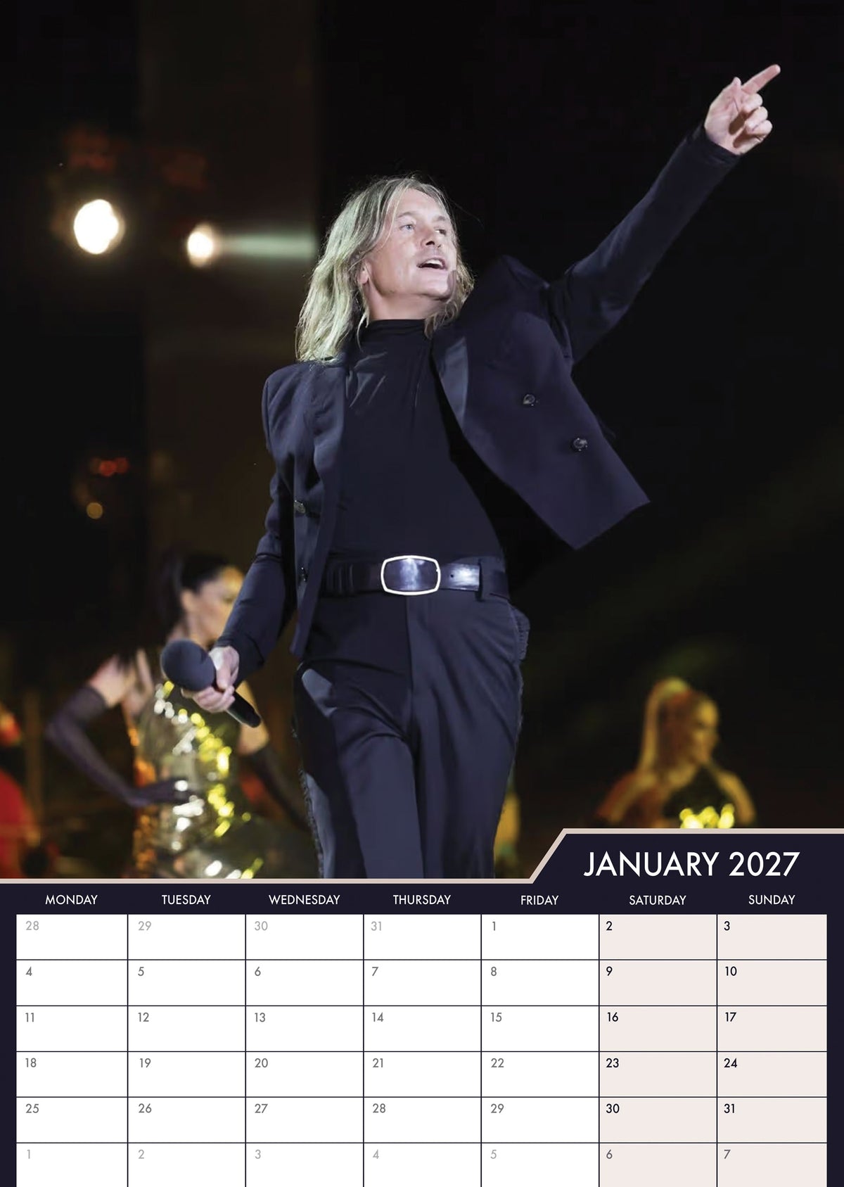 Take That - A3 Calendar 2027