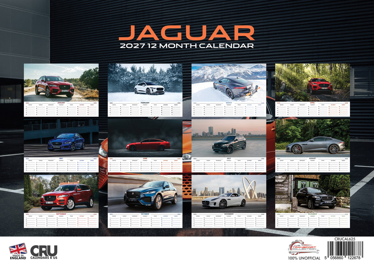 Jaguar - A3 Calendar 2027