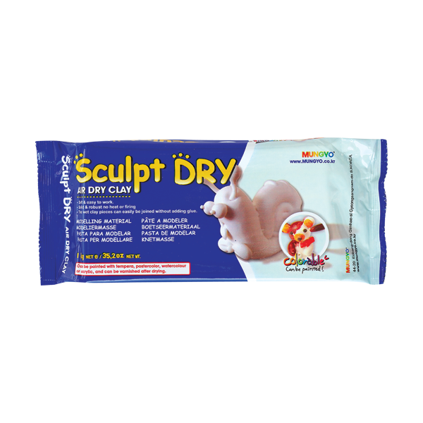 Air Dry Clay 500g Pack White ( Craft Clearance Special )