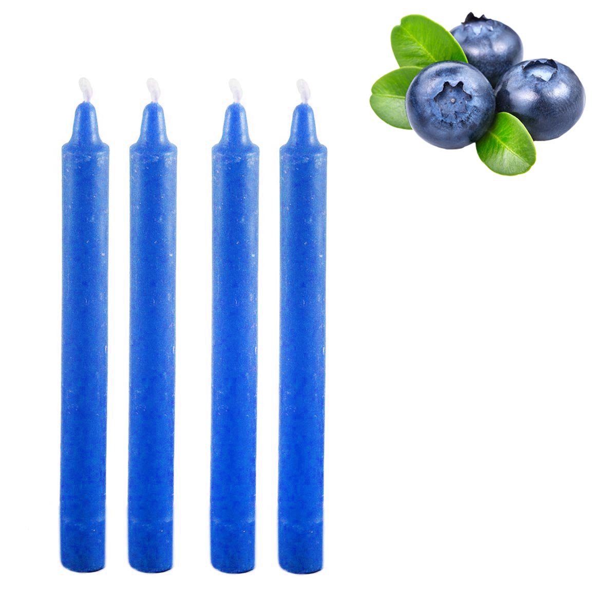 Long Scented Wax Candle Sticks 20cm Pack of 4 Assorted Scents 0229
