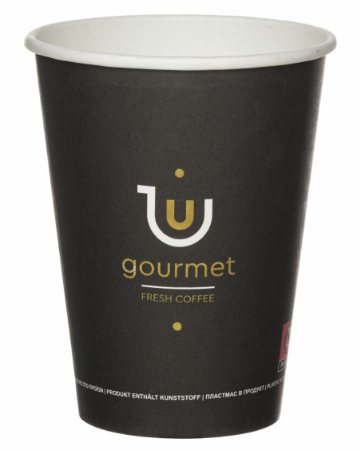 Disposable Plastic Lined Paper Drinking Cups Pack of 50 8oz Assorted Designs 0510