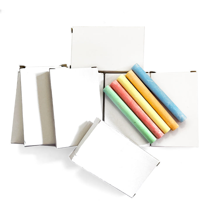 Boxes 5 Coloured Chalk x 8 ( 40 Chalks )