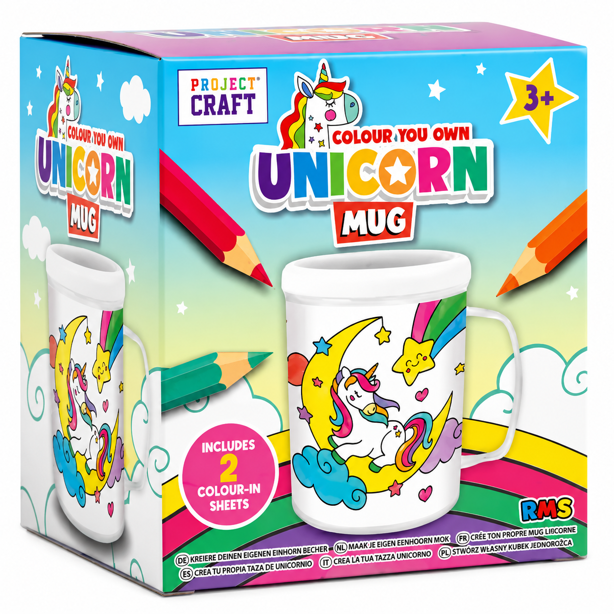 Colour Your Own Unicorn Mug