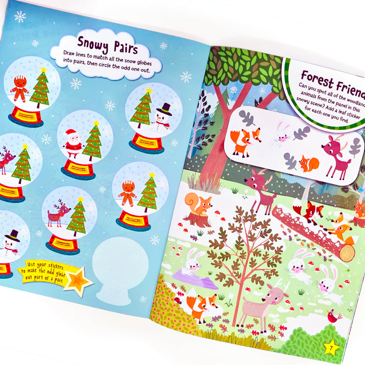 Winter Wonderland Xmas Activity Book