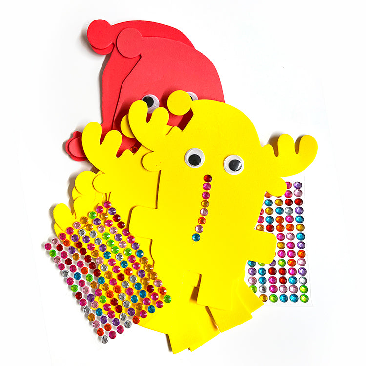 Reindeer And Santa Foam Decorating Kit