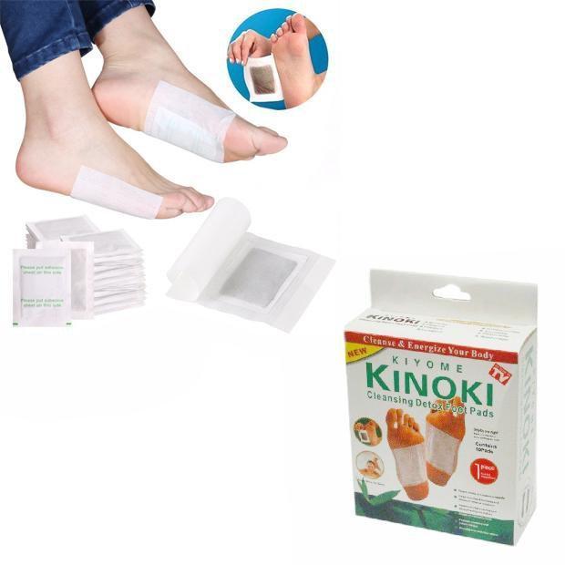 New Detox Cleanse KINOKI Foot Pads 10 Pads 4014