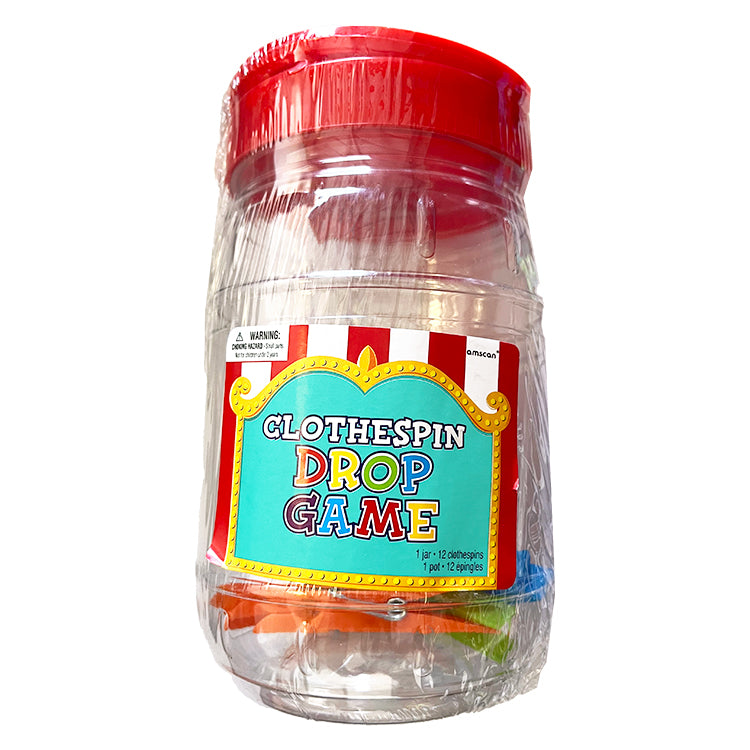 Jumbo Clothespin Drop Game Set