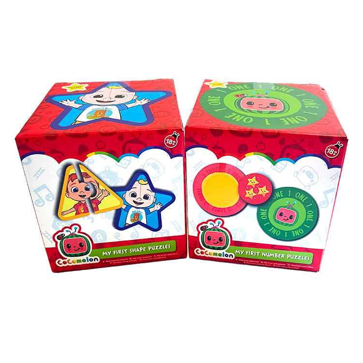 Cocomelon Number/Shape Puzzle Set Twin Pack