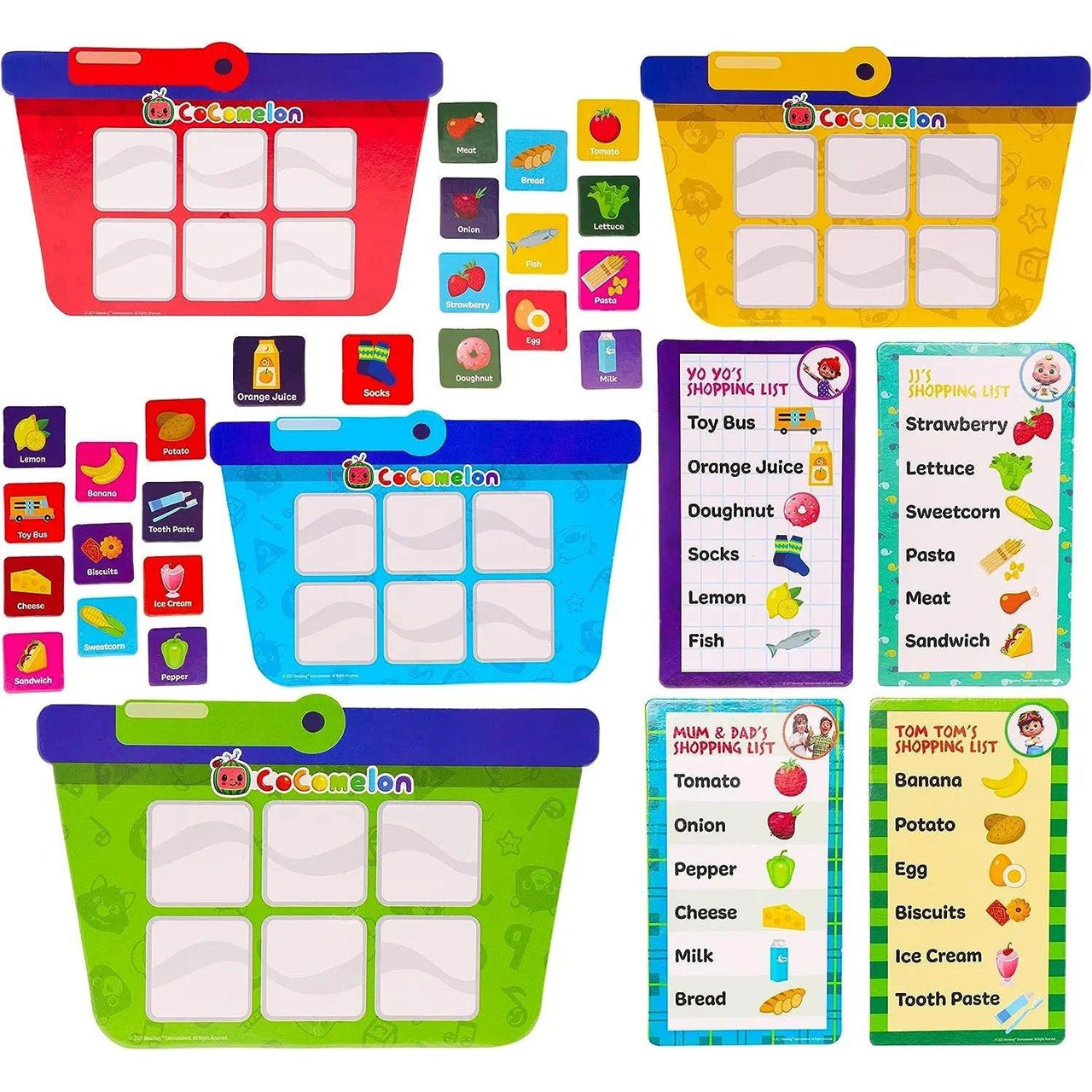Cocomelon Let's Go Shopping Picture Puzzles Game