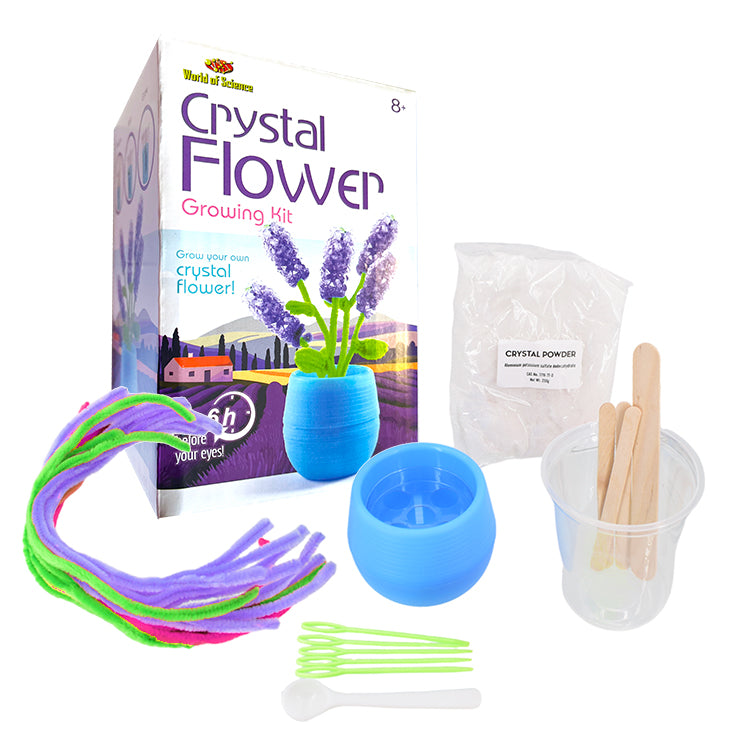 Fabulous Crystal Flower Growing Kit Purple