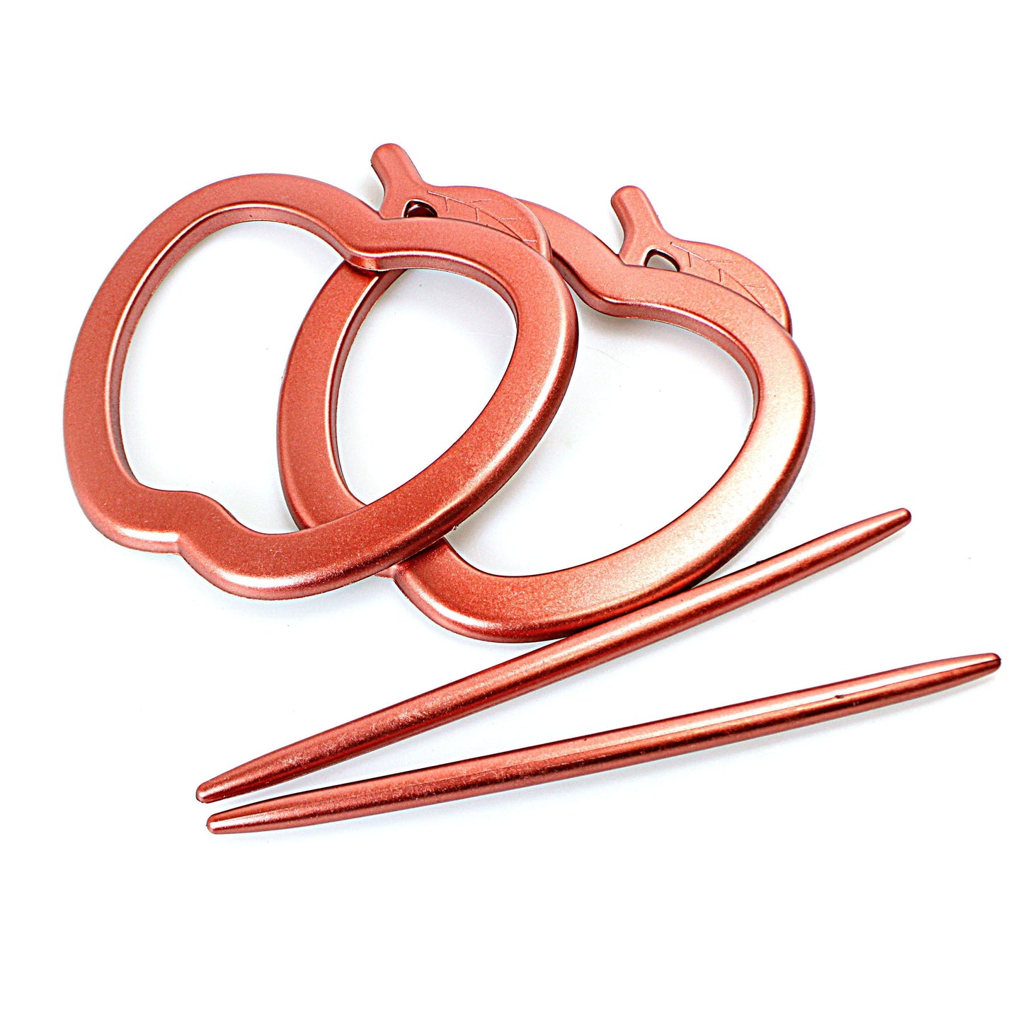 Plastic Curtain Holder Ring Apple Design Assorted Colours 1774