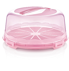 Plastic Cake Pastry Carry Box with Cover 30 cm Assorted Colours D30306
