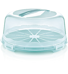 Plastic Cake Pastry Carry Box with Cover 30 cm Assorted Colours D30306