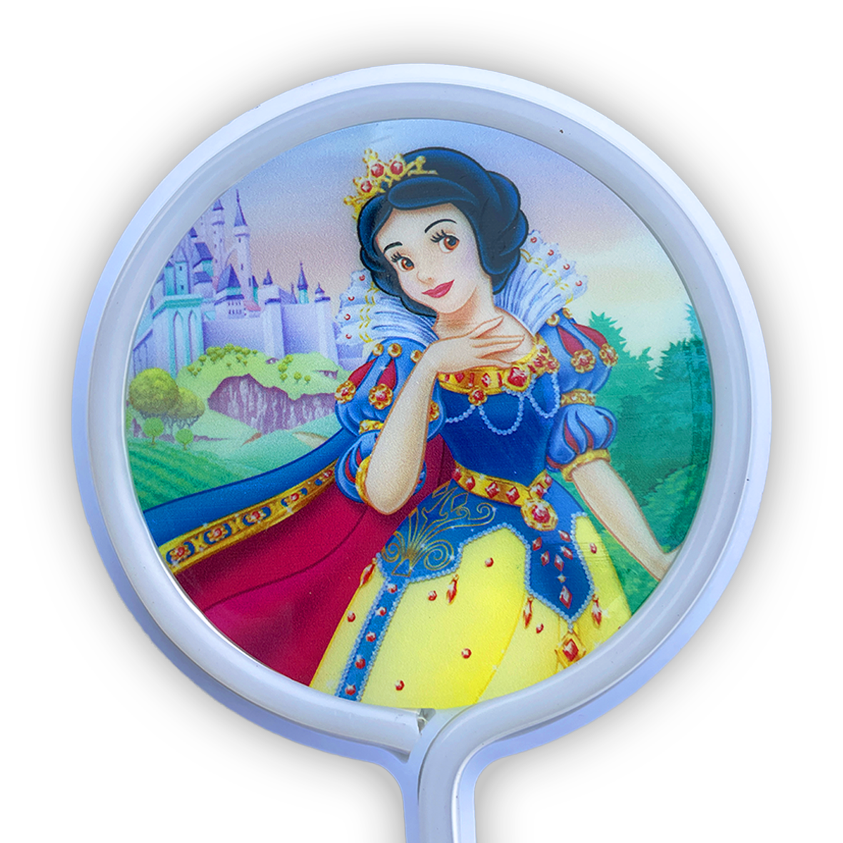 Snow White Style Light Up Neon Character Paddle Wand