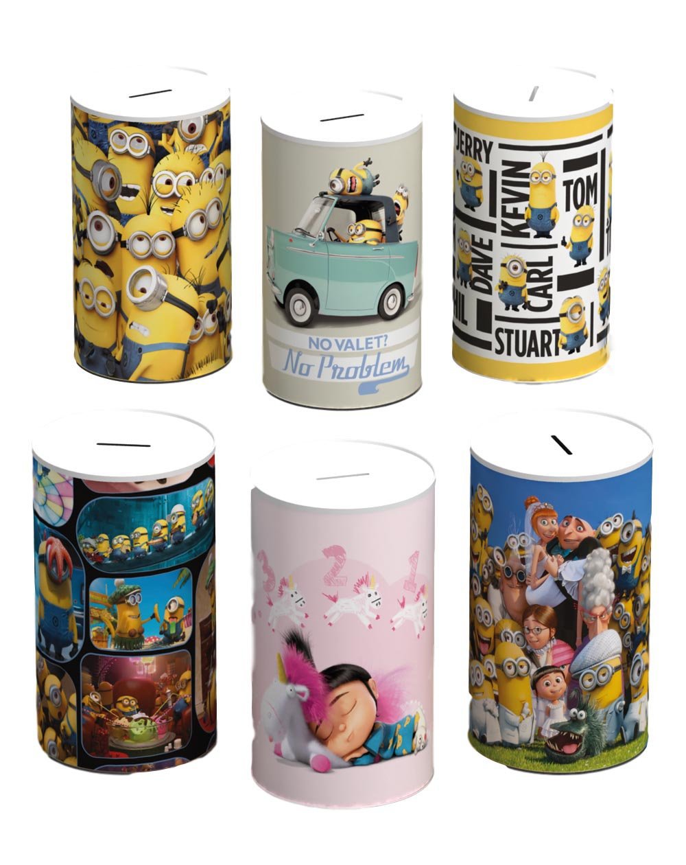 Despicable Me Mega Money Tin 20L 285mm x 395mm Assorted Designs DES100