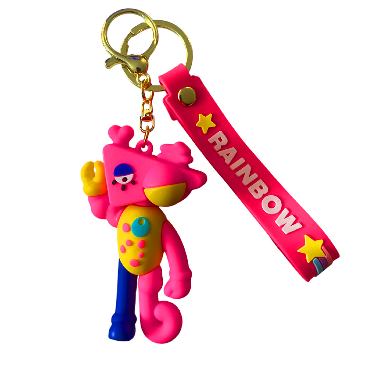 The Amazing Digital Circus 3D Silicone Keychain Keyring Pendant - Zooble