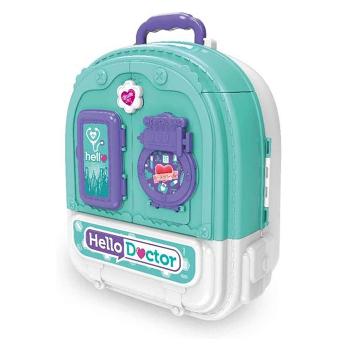 3 in 1 Doctors Playset Backpack Double Sided Case