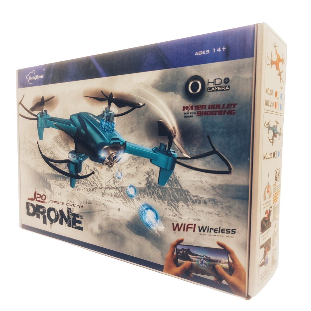 4 Axis Drone with Gel Blaster Launcher & HD Camera