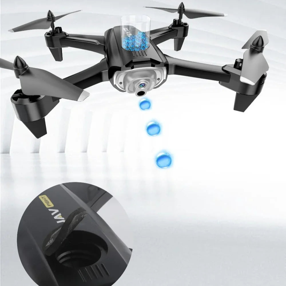 4 Axis Drone with Gel Blaster Launcher & HD Camera