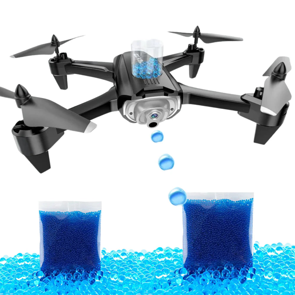 4 Axis Drone with Gel Blaster Launcher & HD Camera