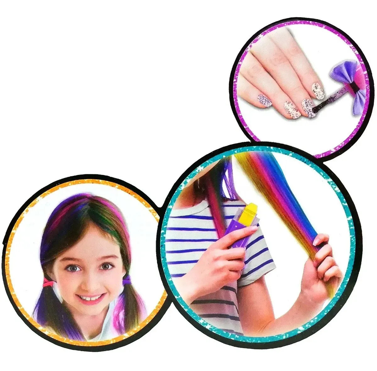 Girls Nail & Hair Combination Beauty Set Kit