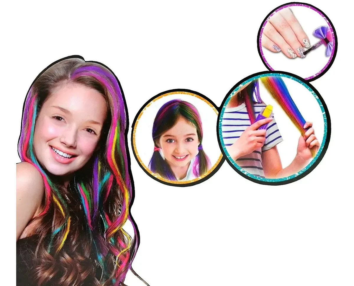 Girls Nail & Hair Combination Beauty Set Kit