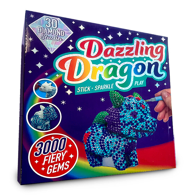 Dazzling Dragon 3D Diamond Art Kit