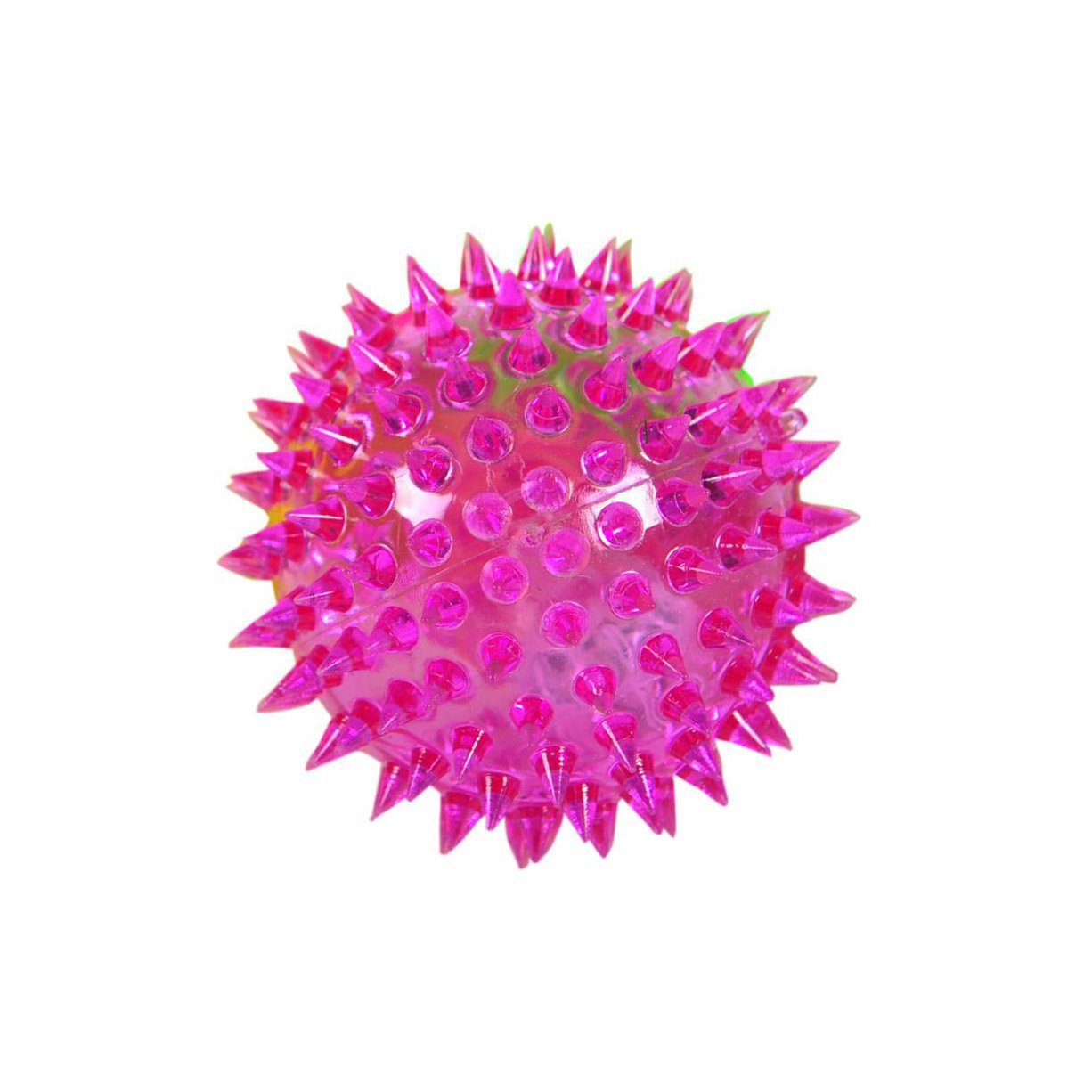 Pet Dog Flashing Light Up Spikey LED Ball Assorted Colours 0059