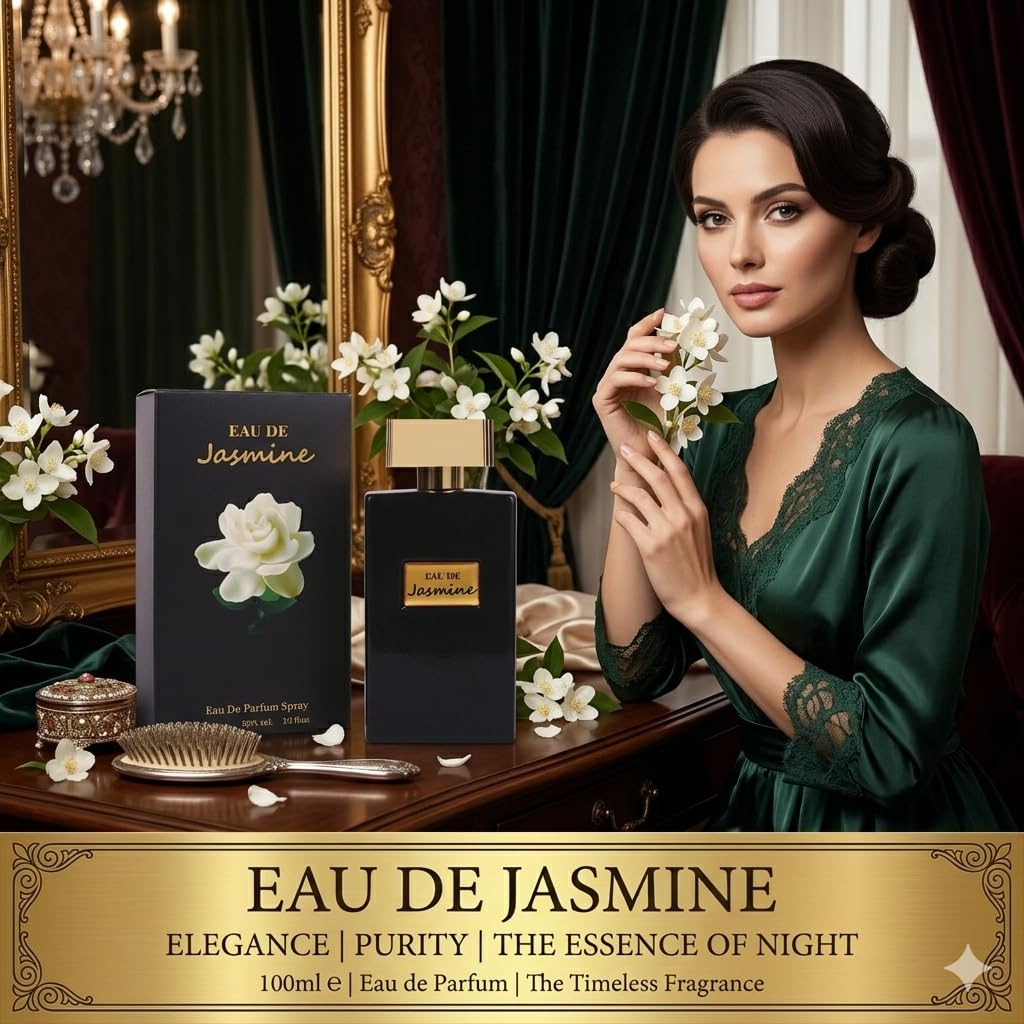 EAU DE JASMINE - Women’s Eau de Parfum Spray 100ml - Saffron London