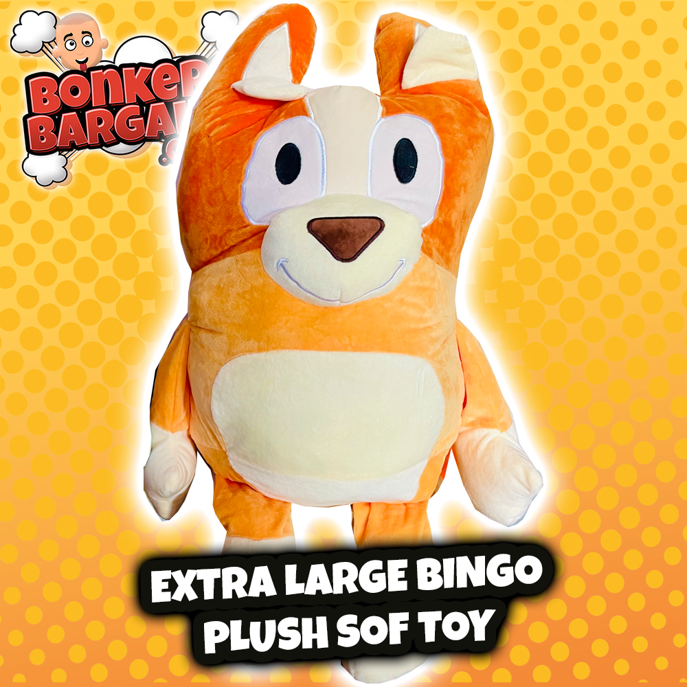 Extra Large Bingo Plush Soft Toy Bluey Friends