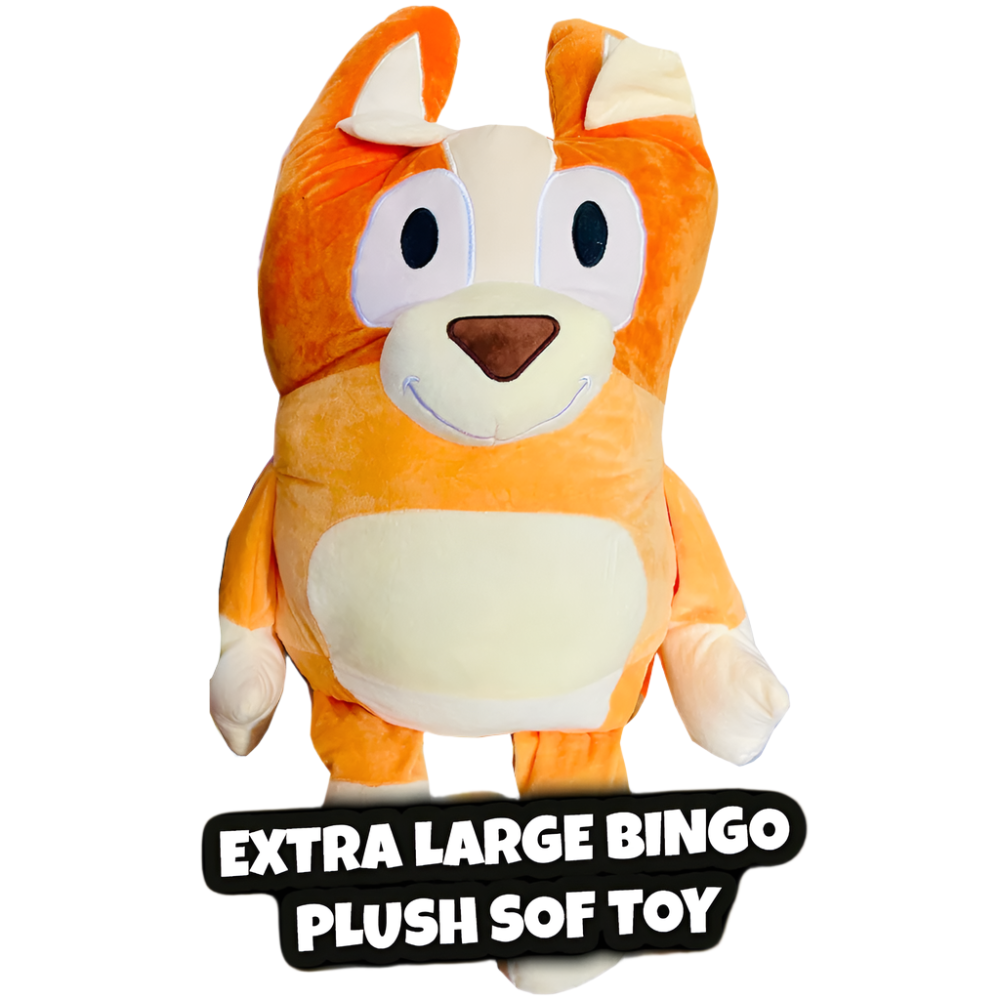 Extra Large Bingo Plush Soft Toy - Bluey & Friends