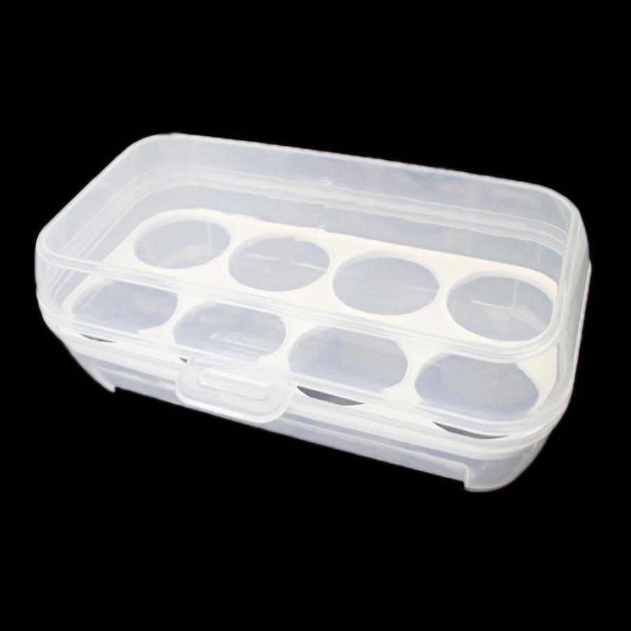Egg Preservation Plastic Case Box Holds 8 Eggs Home Kitchen 8113