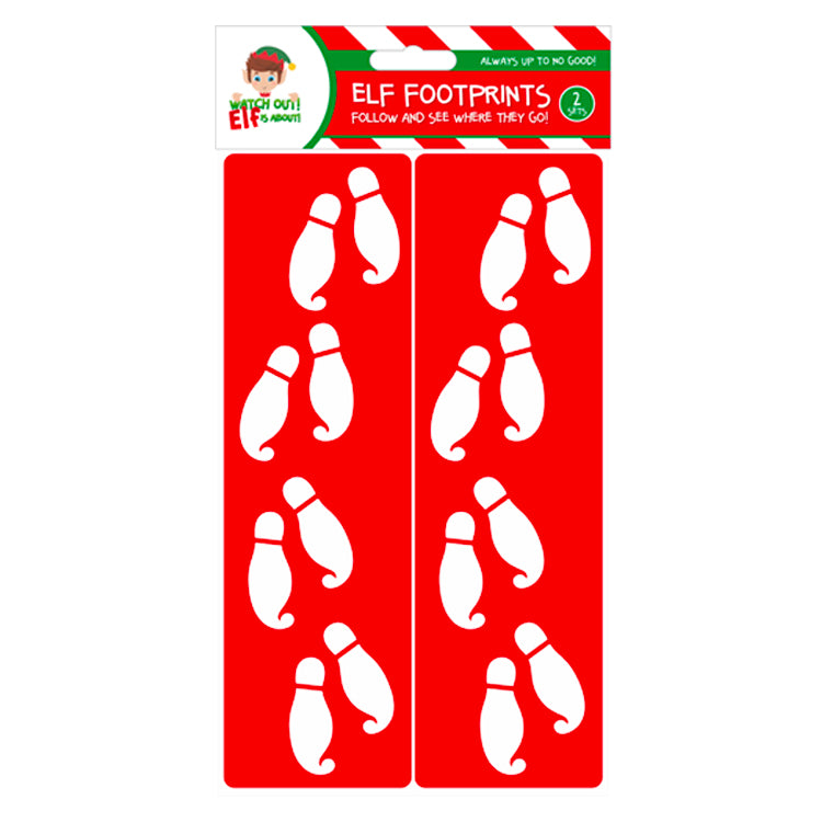 Elf Footprint Stencils x 2