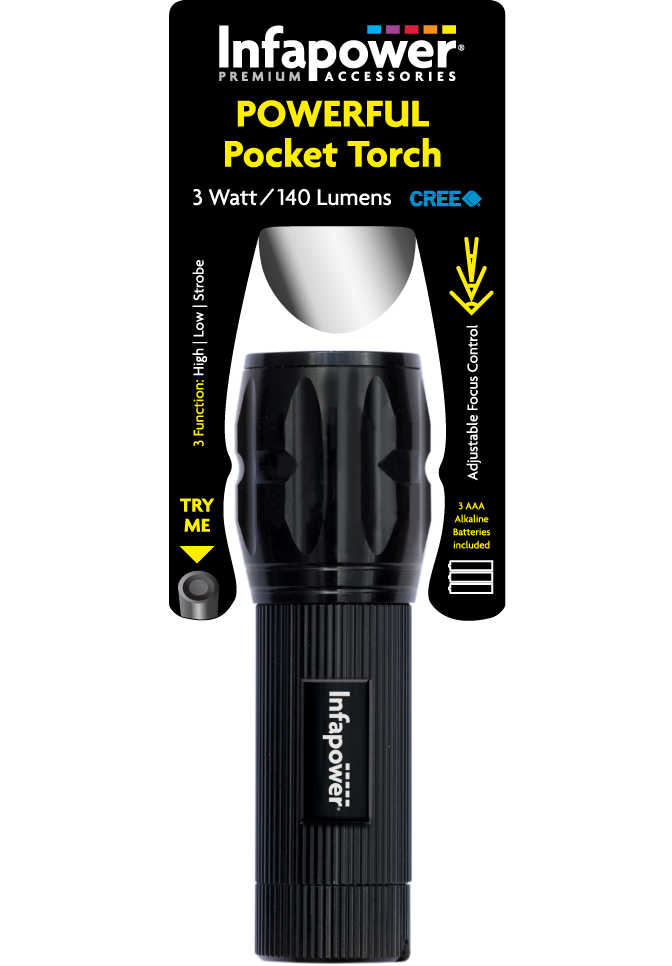 3 Watt Powerful Pocket Torch Diy Home F011