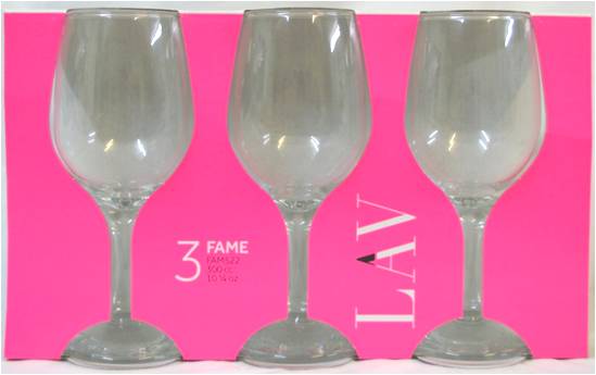 Fame Wine Glasses 300cc Set of 3 FAM523A