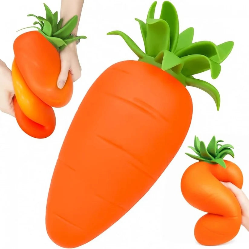 XXL Jumbo Fat Carrot Squishy Fidget Squish Sensory Toy